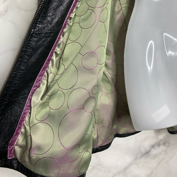 Danier Leather Black Jacket XL Like New - Picture 7 of 10